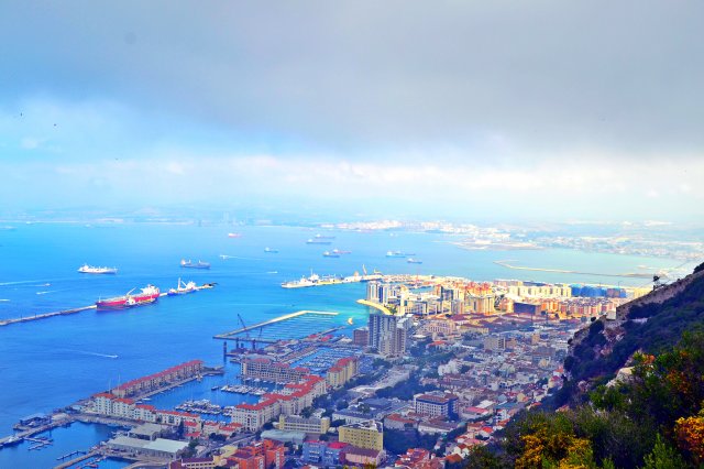 View from the top - Gibraltar